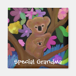 Speciell Grandma Magnet