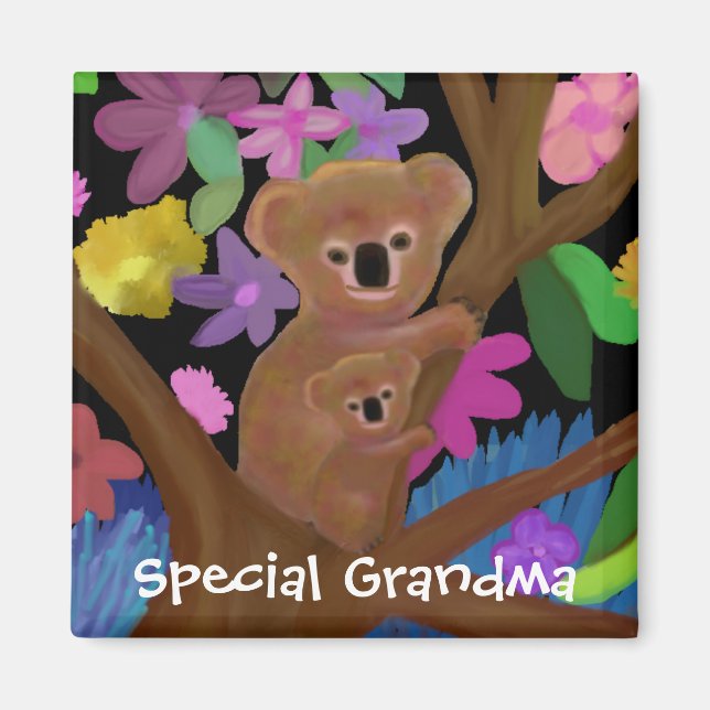 Speciell Grandma Magnet (Framsidan)
