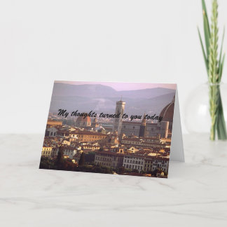 Speciell hälsning kort