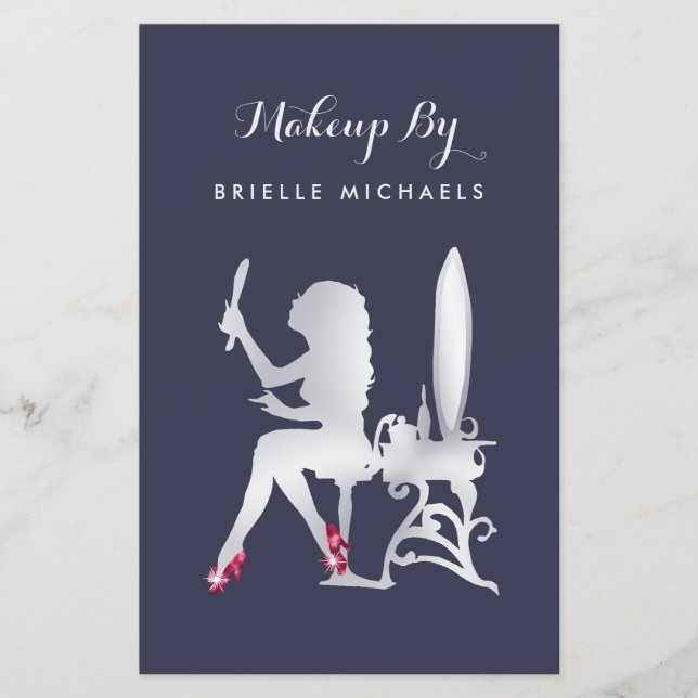 Speciell händelse i Luxury FAUX Silver Woman Bouti Flygblad (Framsidan)