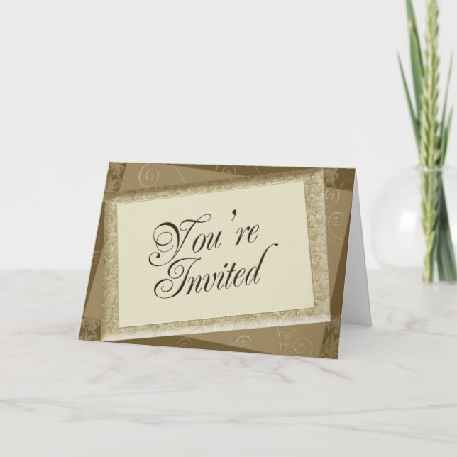 Speciell händelseinbjudan inbjudan (Framsida)