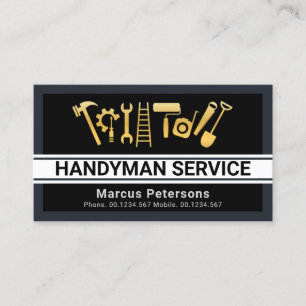 Speciell Handyman Lagrar Master Builder Visitkort