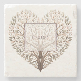 Speciell Heart Photo Stone Underlägg