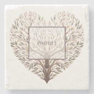 Speciell Heart Photo Stone Underlägg