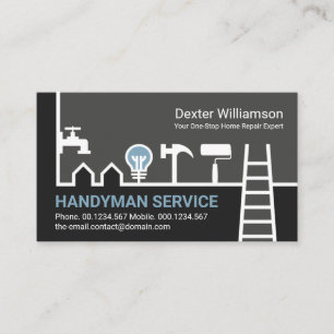 Speciell Home Handyman Gräns Construction Builder Visitkort