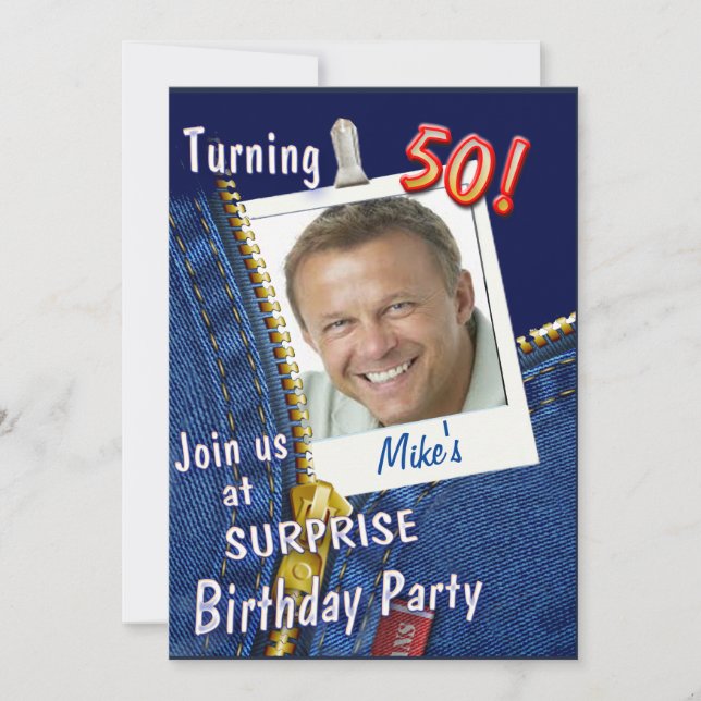 Speciell inbjudan till Big Birthday (Framsida)