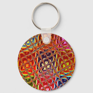 Speciell jul färg Snö Santa Ho Hoho Pop Ar Nyckelring