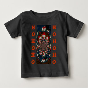 Speciell jultomten Kaleidoscope-design T-shirt