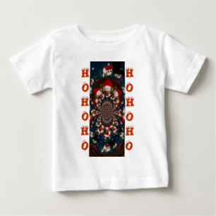 Speciell jultomten Kaleidoscope-design T-shirt