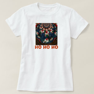 Speciell jultomten Kaleidoscope-design Tee