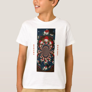 Speciell jultomten Kaleidoscope-design Tee Shirt