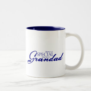 Speciell kärlek för Grandad Två-Tonad Mugg