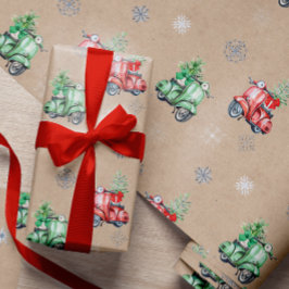 Speciell leverans av Cute Modern Vespa Julgran Presentpapper