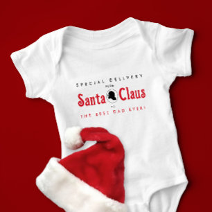 Speciell leverans av Cute Retro Red och White Sant T Shirt