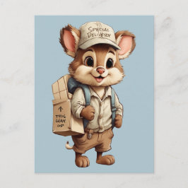 Speciell leverans av kutym Tecknad till alla Tillf Vykort