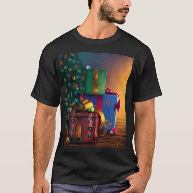 Speciell leverans - Dragon i Julklapp UND T Shirt (Framsida)