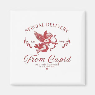 Speciell leverans från Cupid Valentine Gravid Mamm Magnet