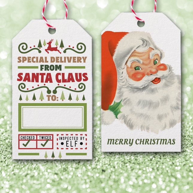 Speciell leverans från Jultomten Presentetikett (Skapare uppladdad)