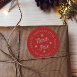 Speciell leverans från jultomten runt klistermärke<br><div class="desc">Dessa klistermärken är en perfekt för att användas som etiketter på julkort och julklappar, och den festliga utformningen kan vara lätt att personlig med ett mottagande namn. Observera att dessa klistermärken endast är till för personer på jultomtens trevliga lista och bör inte ges till någon på tomtens högtflygande lista .-)...</div>