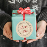 Speciell leverans från jultomten runt klistermärke<br><div class="desc">Dessa klistermärken är en perfekt för att användas som etiketter på julkort och julklappar, och den festliga utformningen kan vara lätt att personlig med ett mottagande namn. Observera att dessa klistermärken endast är till för personer på jultomtens trevliga lista och bör inte ges till någon på tomtens högtflygande lista .-)...</div>