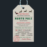 Speciell leverans | Gift-Märkre från Santa North P Presentetikett<br><div class="desc">För helgdagarna i ge mer officiell känns använda Santa's Speciella Delivery Gift-Märkre från Nordpolen. Lägg till anpassningsbarnas ordalydelse i den här designen genom att använda rutorna "Redigera den här designmallen" på objektets höger eller klicka på den blå "Anpassa den" om du vill ordna texten, ändra typsnitt och färg och även...</div>