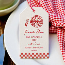 Speciell leverans Pizza-temat baby shower 