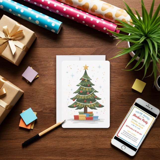 Speciell Leverans Skor Box Fest Inbjudan (Skapare uppladdad)