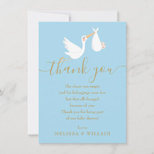 Speciell leverans tack Baby Shower / Sprinkle Kort