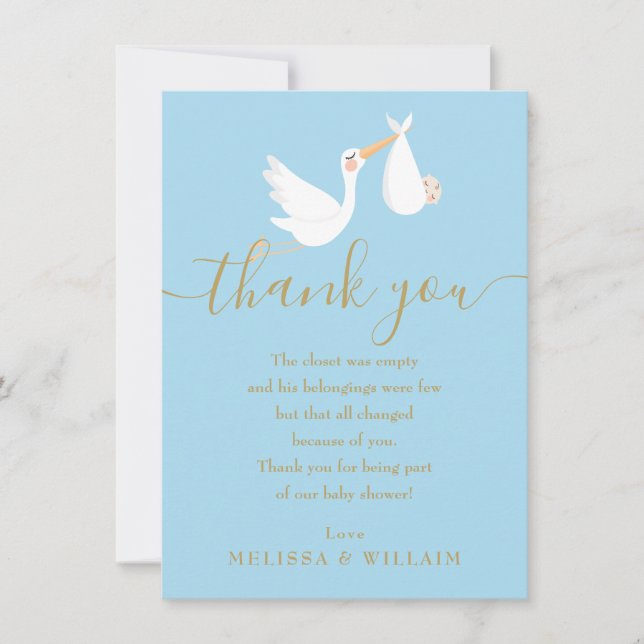 Speciell leverans tack Baby Shower / Sprinkle Kort (Framsida)