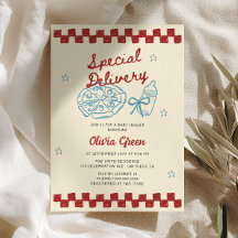 Speciell Leverans Vintage Pizza Baby Shower