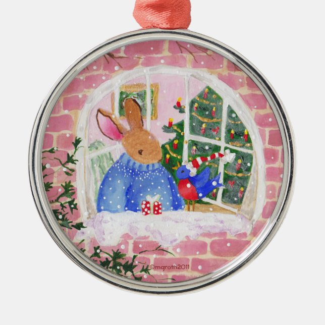 speciell leveransornament julgransprydnad metall (Framsidan)