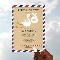 Speciell leveransstork för Luft Mail Unisex Baby S