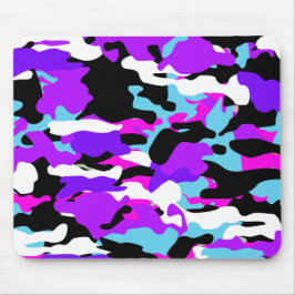 Speciell Lila Camo Mousepad Musmatta