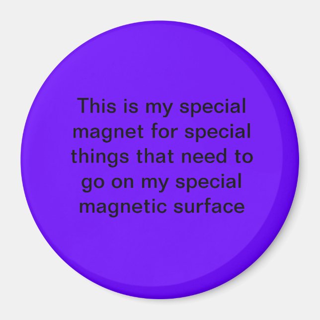 speciell magnet (Framsidan)