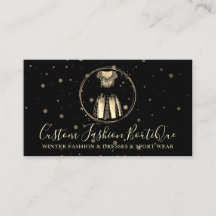 Speciell mode Boutique Guld Black Night Dress