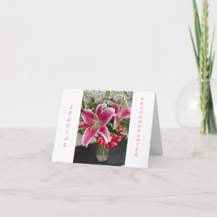 Speciell mordotter Birthday, Stargazer Lily Kort