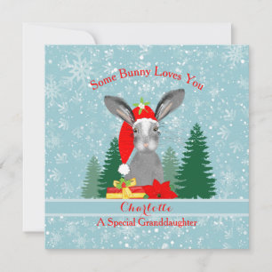 Speciell mordotter Cute-jul Julkort