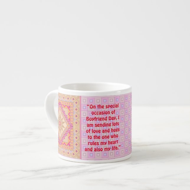 SPECIELL MUG FÖR POJKVÄN ESPRESSOMUGG (Framsida vänster)