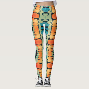 Speciell multifärgad för jul "Ratti_Kreativ_Arts Leggings