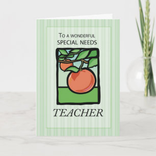 Speciell Needs Teacher Tack, Apple Tack Kort