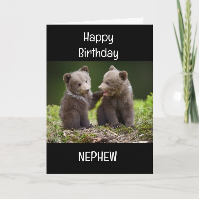 SPECIELL *NEPHEW* PÅ DIN BIRTHDAY! KORT (Framsida)