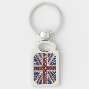 Speciell nyckelkedja med British Färg Design