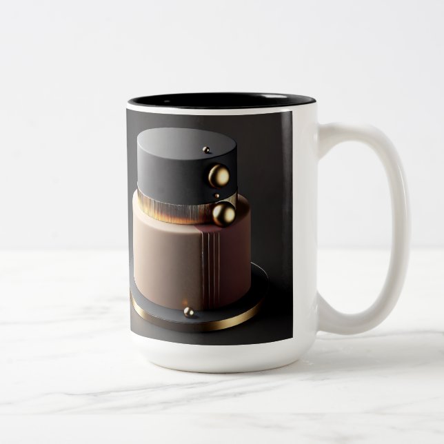 Speciell och unik kummeldesigner Två-Tonad mugg (Höger)