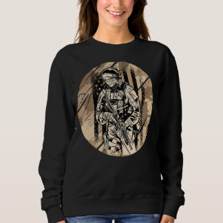 Speciell Operations American Soldier Camouflage Lu T Shirt