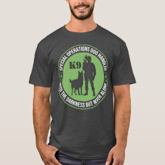 Speciell Operations Hund Handler K9-polisens Hund T Shirt