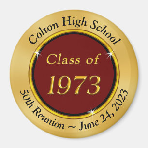 Speciell order, Colton High School Reunion Magnet