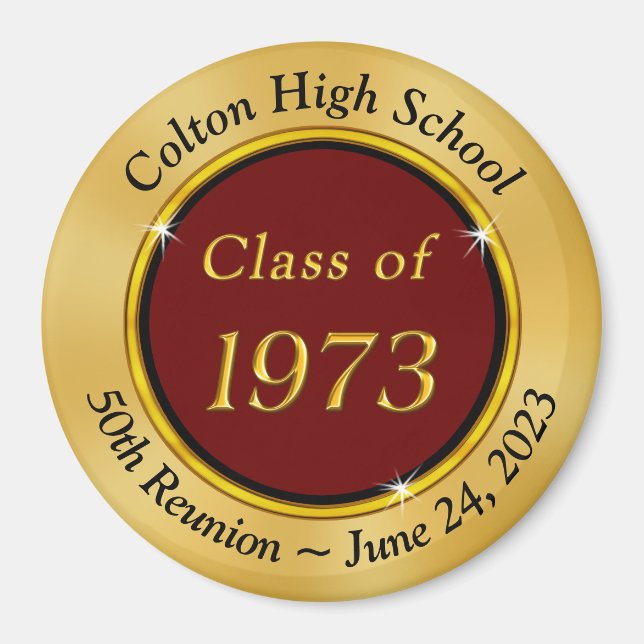 Speciell order, Colton High School Reunion Magnet (Framsidan)
