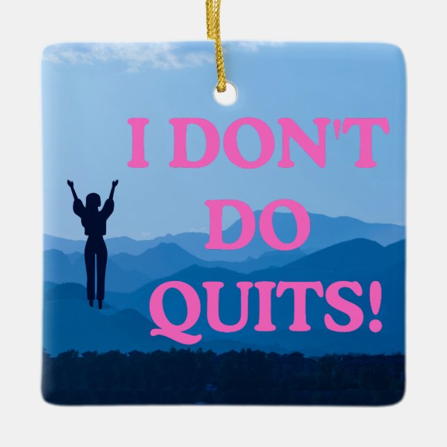 Speciell order jag inte avslutar, bergsprydnad julgransprydnad keramik (Framsida)