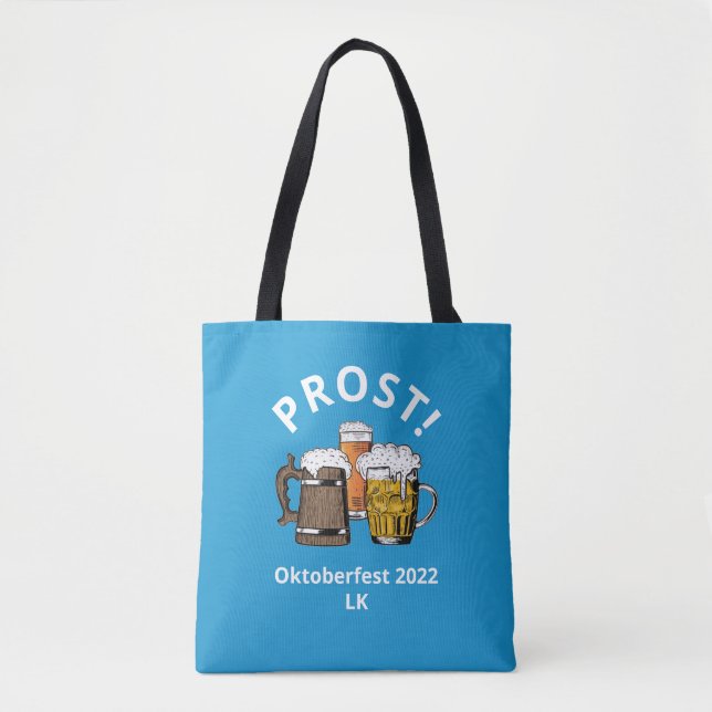 SPECIELL ORDER LK Blue Öl OKTOBERFEST Togo-fack Tygkasse (Framsida)