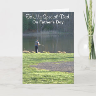 Speciell pappa fars dag kort